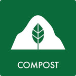 Affaldsskilt Compost - Sikkerhedsgiganten
