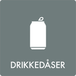 Affaldsskilt Drikkedåser - Sikkerhedsgiganten