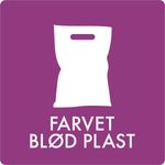 Affaldsskilt Farvet blød plast - Sikkerhedsgiganten