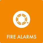 Affaldsskilt Fire alarms - Sikkerhedsgiganten