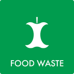 Affaldsskilt Food waste - Sikkerhedsgiganten