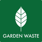 Affaldsskilt Garden Waste - Sikkerhedsgiganten
