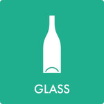 Affaldsskilt Glass - Sikkerhedsgiganten