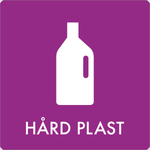 Affaldsskilt Hård plast - Sikkerhedsgiganten