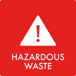 Affaldsskilt Hazardous waste - Sikkerhedsgiganten