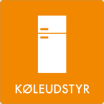 Affaldsskilt Køleudstyr - Sikkerhedsgiganten