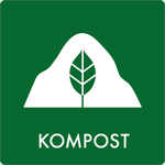 Affaldsskilt Kompost - Sikkerhedsgiganten