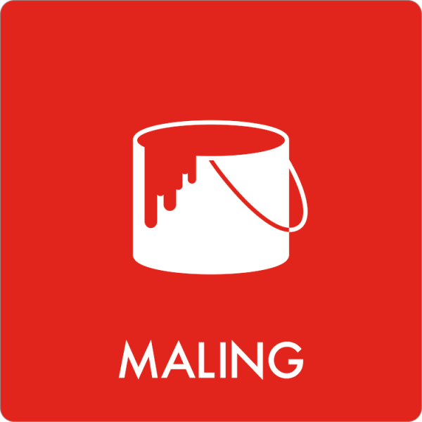 Affaldsskilt Maling - Sikkerhedsgiganten