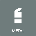 Affaldsskilt Metal WA2702 - Sikkerhedsgiganten