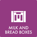 Affaldsskilt Milk and bread boxes - Sikkerhedsgiganten