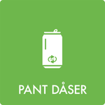 Affaldsskilt Pant dåser - Sikkerhedsgiganten
