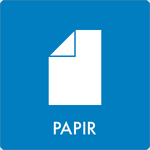 Affaldsskilt Papir - Sikkerhedsgiganten