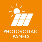 Affaldsskilt Photovoltaic panels - Sikkerhedsgiganten