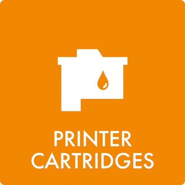 Affaldsskilt Printer cartridges - Sikkerhedsgiganten