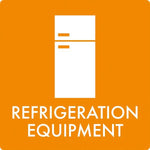 Affaldsskilt Refrigeration equipment - Sikkerhedsgiganten