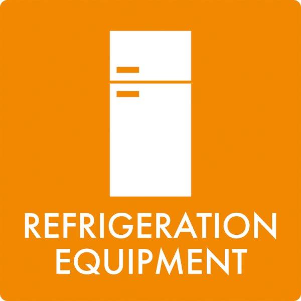 Affaldsskilt Refrigeration equipment - Sikkerhedsgiganten