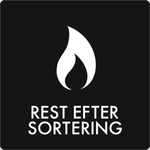 Affaldsskilt Rest efter sortering - Sikkerhedsgiganten