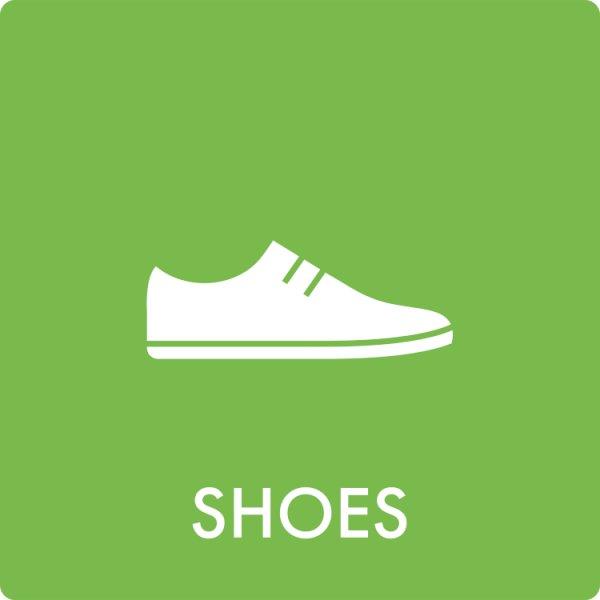 Affaldsskilt Shoes - Sikkerhedsgiganten