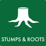 Affaldsskilt Stumps & roots - Sikkerhedsgiganten