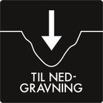 Affaldsskilt Til nedgravning - Sikkerhedsgiganten