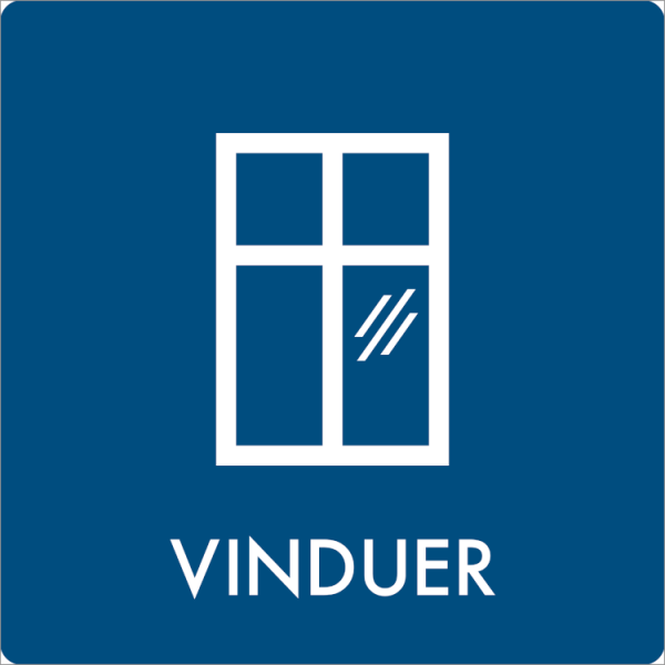 Affaldsskilt Vinduer - Sikkerhedsgiganten