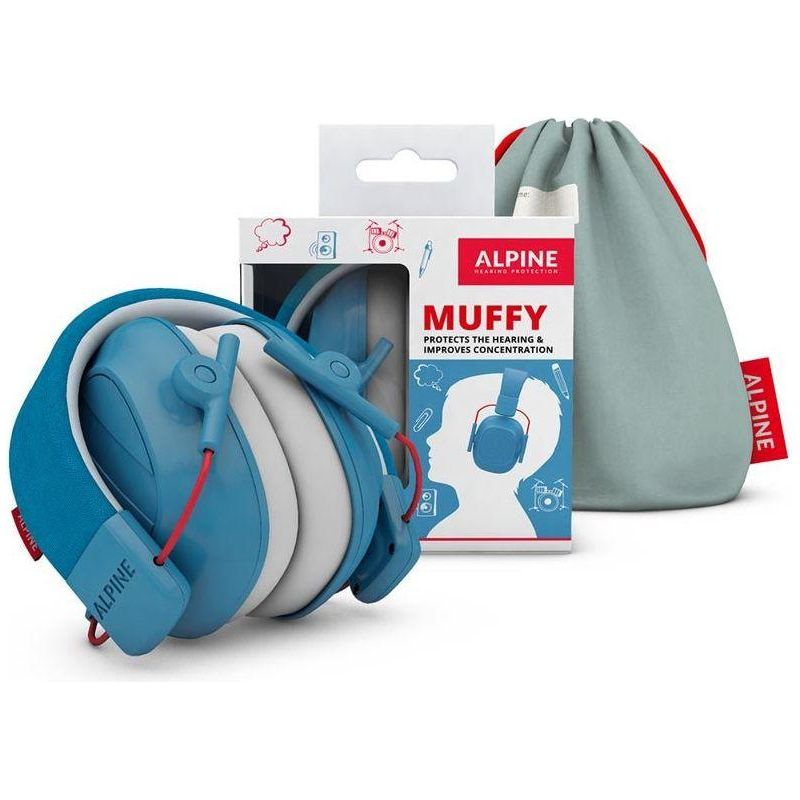 Alpine Muffy Blue høreværn til børn blå SNR 25 dB - Sikkerhedsgiganten