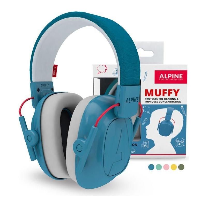 Alpine Muffy Blue høreværn til børn blå SNR 25 dB - Sikkerhedsgiganten