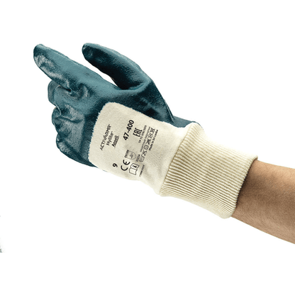 Ansell Activarmr Hylite 47 - 400 nitril oliebestandig - Sikkerhedsgiganten Handsker