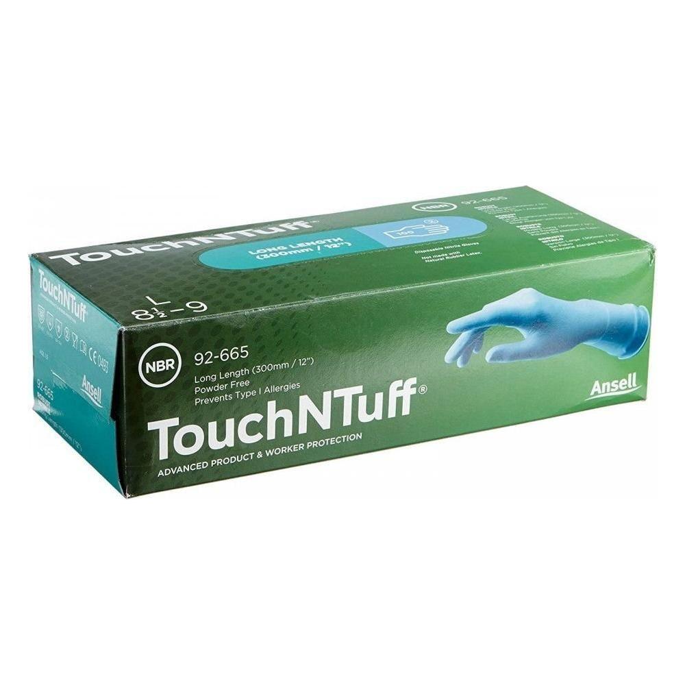 Ansell Touch & Tuff 92 - 670 blå nitril u/p - Sikkerhedsgiganten