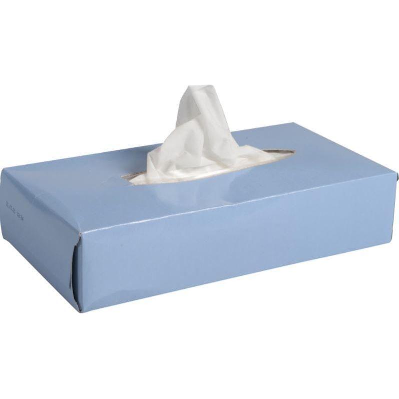 Ansigtsservietter 2 - lags 20 x 21 cm hvid 100 ark - Sikkerhedsgiganten