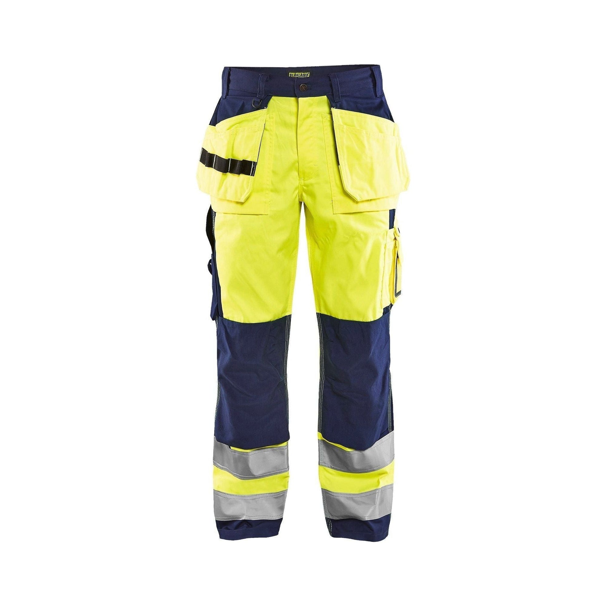 BLÅKLÄDER 1533 High Vis Buks - High Vis Gul/Marineblå herre - Sikkerhedsgiganten