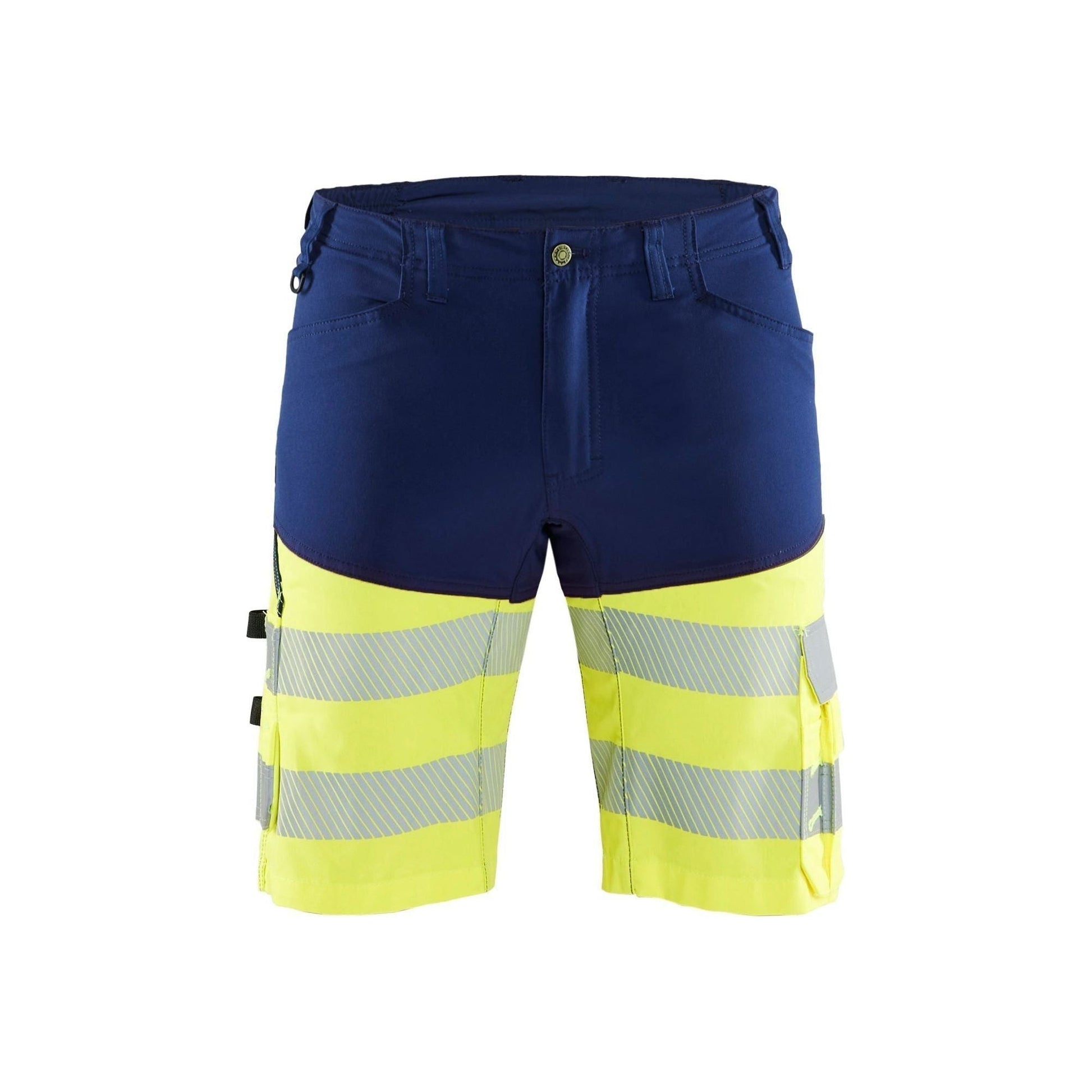BLÅKLÄDER 1541 High Vis Shorts med stretch Herre - Sikkerhedsgiganten