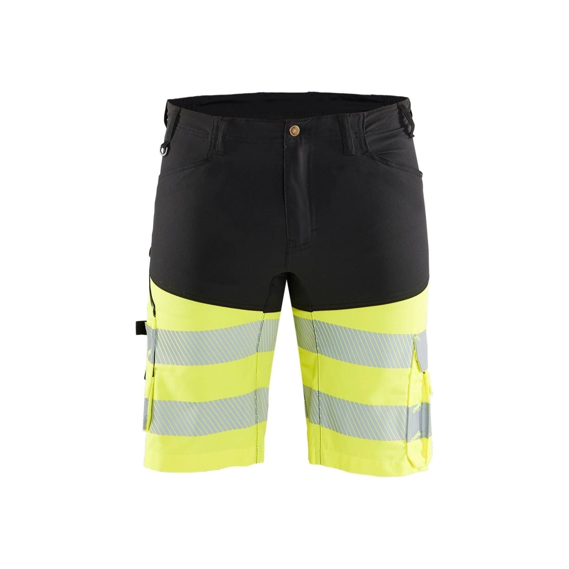 BLÅKLÄDER 1541 High Vis Shorts med stretch Herre - Sikkerhedsgiganten