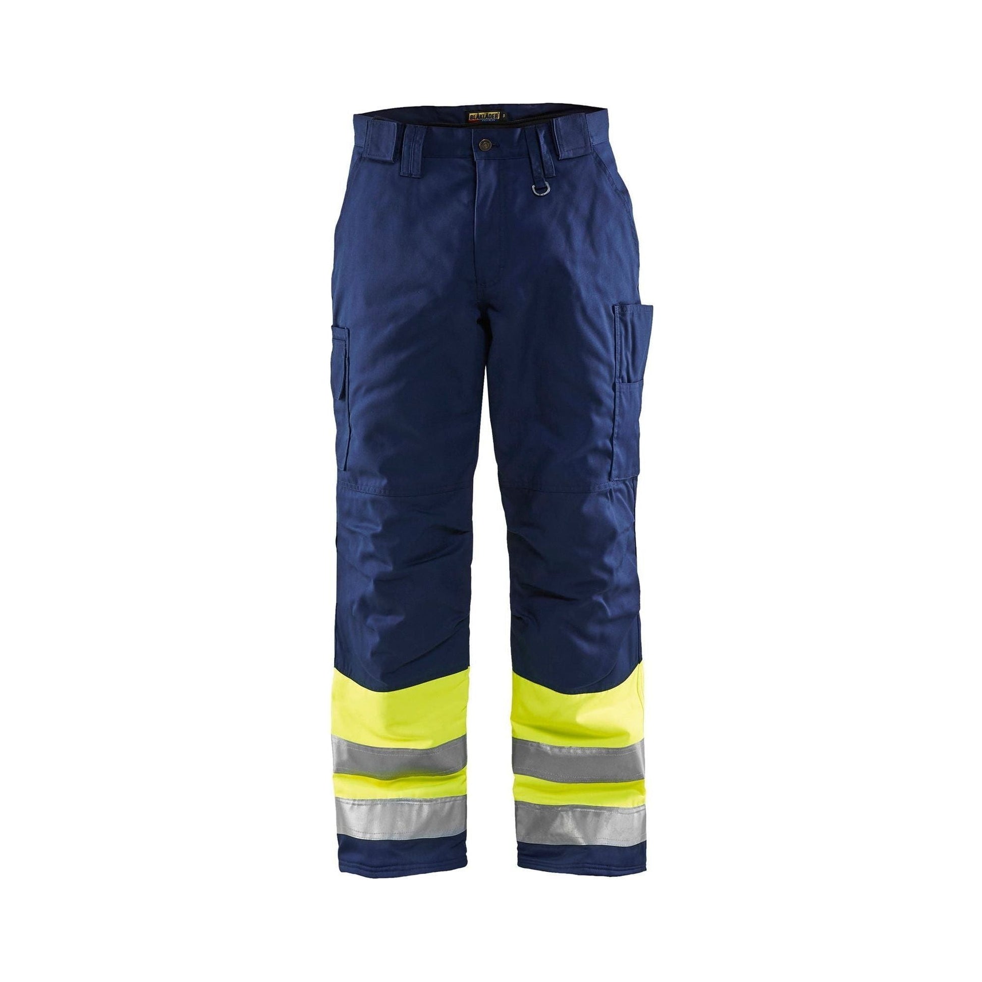 BLÅKLÄDER 1862 High Vis Vinter Buks - High Vis Gul/Marineblå herre - Sikkerhedsgiganten