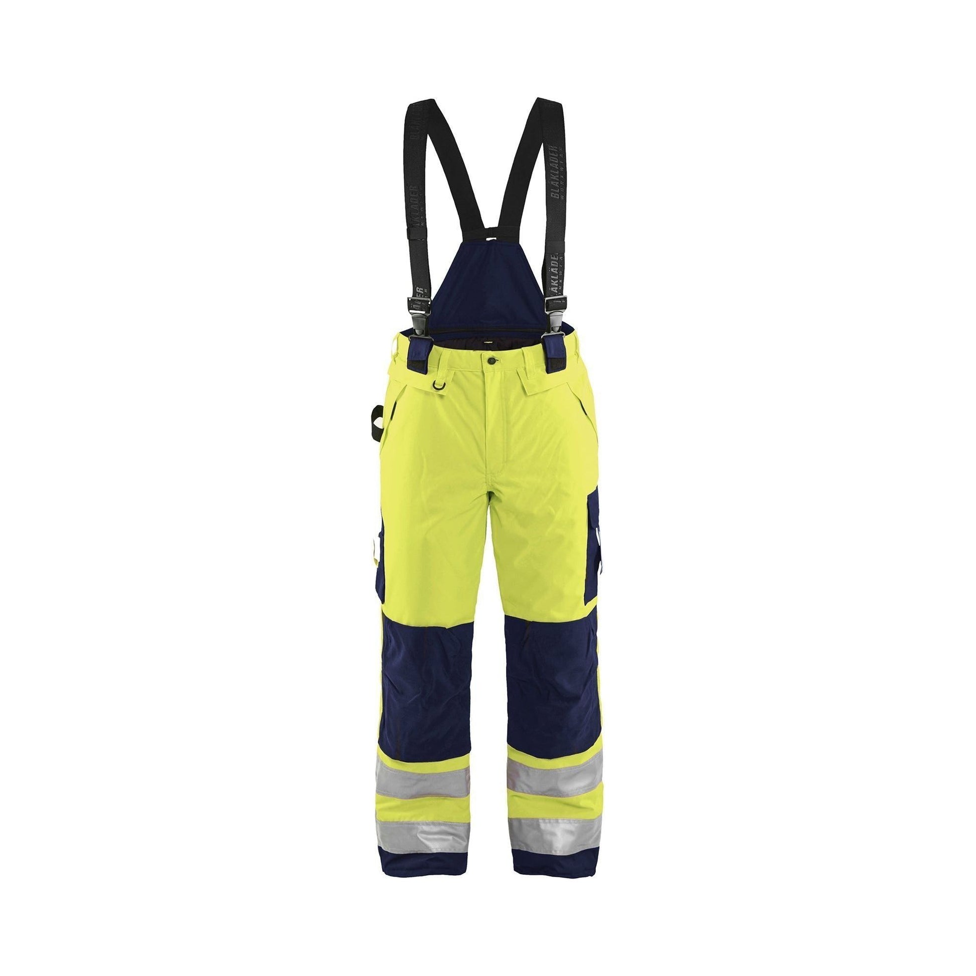 BLÅKLÄDER 1885 High Vis Vinter buks - High Vis Gul/Marineblå herre - Sikkerhedsgiganten
