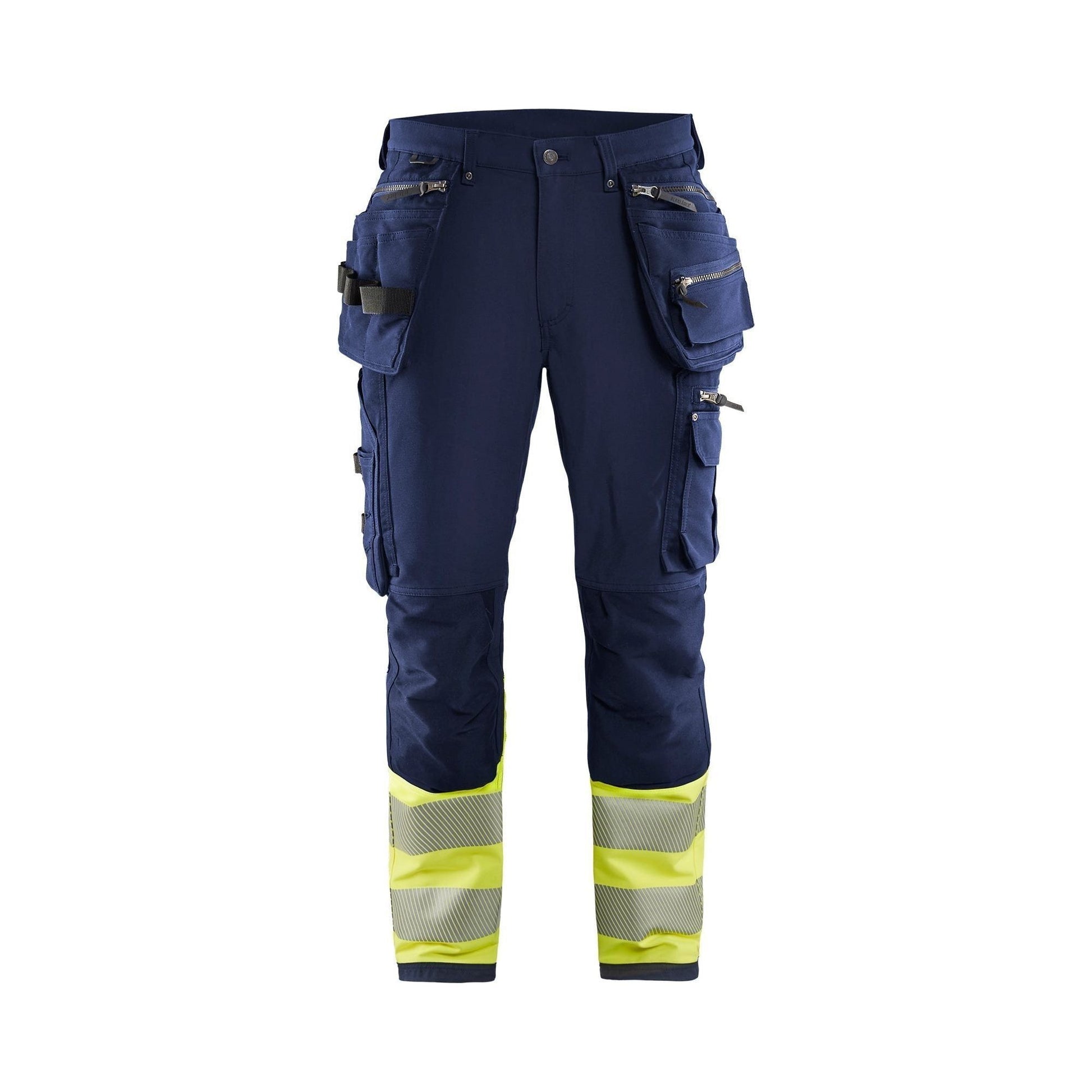 BLÅKLÄDER 1993 High Vis Buks 4 - vejs stretch herre - Sikkerhedsgiganten