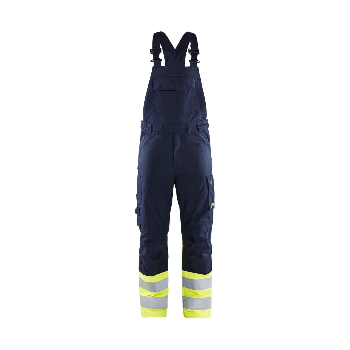 BLÅKLÄDER 2605 Overall Inherent Steel Flammehæmmende marineblå/hi - vis gul herre - Sikkerhedsgiganten