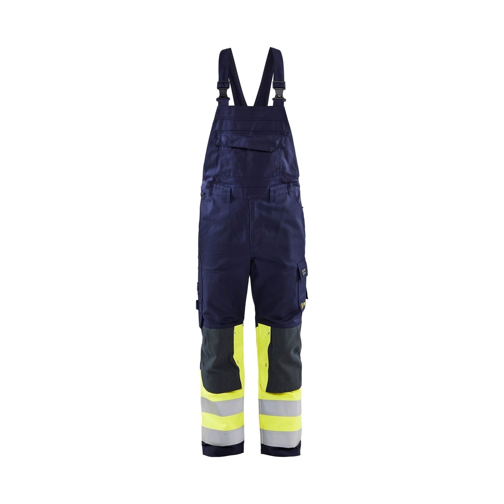 BLÅKLÄDER 2607 Multinorm Overall flammehæmmende marineblå/hi - vis gul herre - Sikkerhedsgiganten