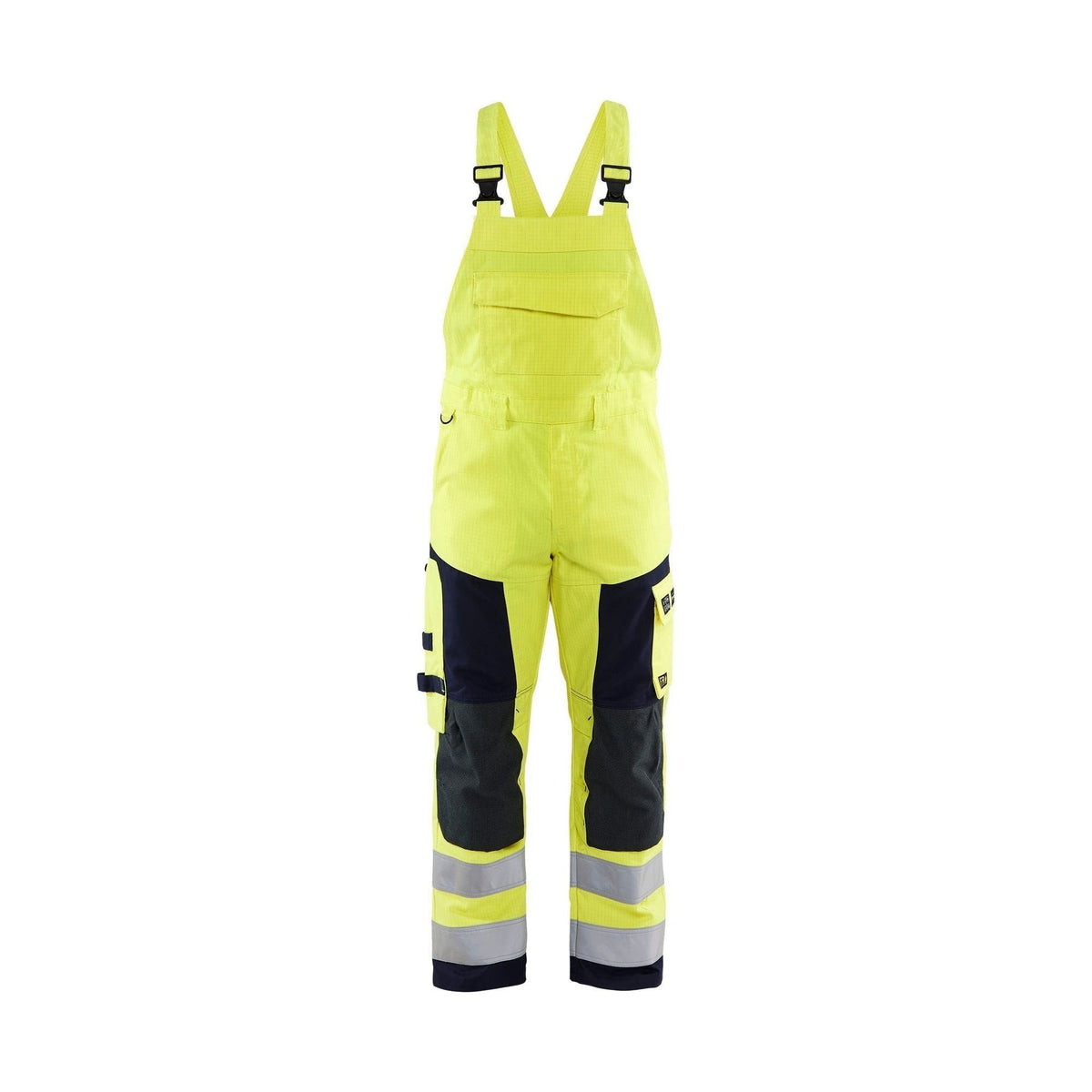 BLÅKLÄDER 2608 Multinorm Overall flammehæmmende hi - vis gul/marineblå herre - Sikkerhedsgiganten