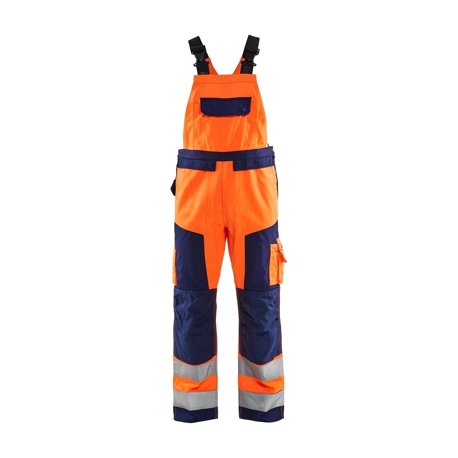 BLÅKLÄDER 2660 High Vis Overall - High Vis Orange/Marineblå herre - Sikkerhedsgiganten