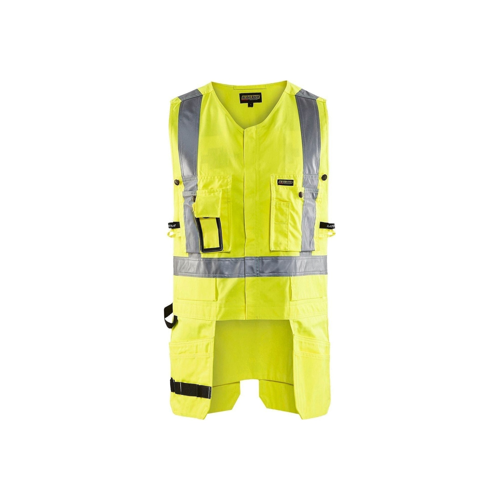 BLÅKLÄDER 3027 High Vis Håndværker Vest Herre - Sikkerhedsgiganten
