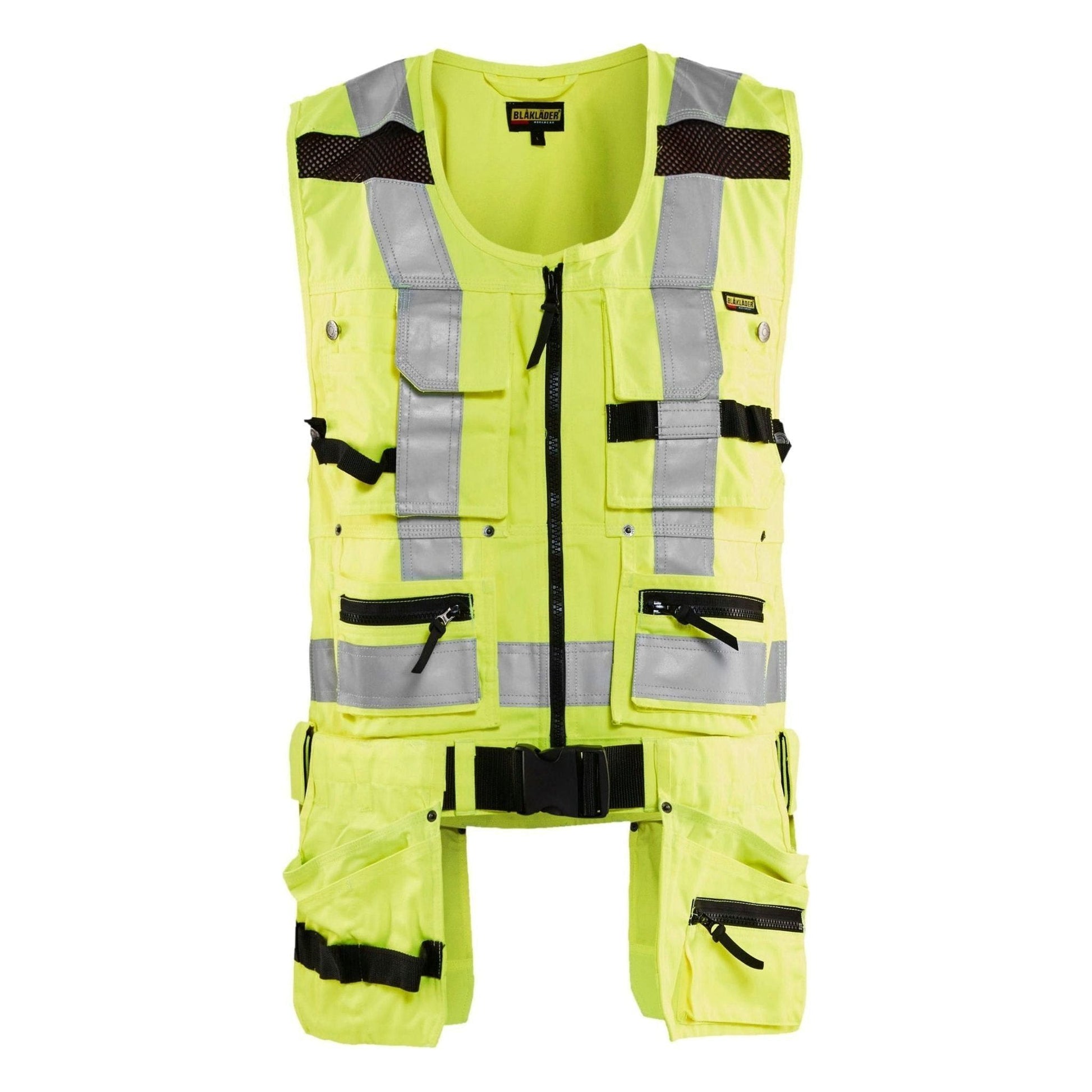 BLÅKLÄDER 3032 High Vis Håndværker Vest Herre - Sikkerhedsgiganten