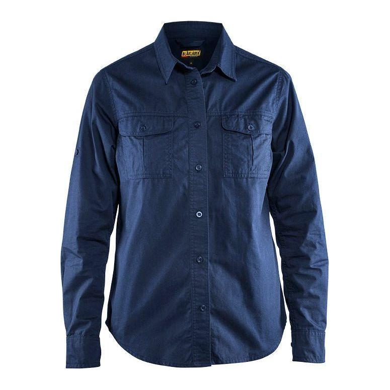 BLÅKLÄDER 3208 Dame Twill Skjorte - Sikkerhedsgiganten
