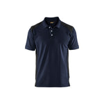 BLÅKLÄDER 3324 Poloshirt - Mørk Marineblå/Sort Herre - Sikkerhedsgiganten