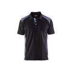 BLÅKLÄDER 3324 Poloshirt - Sort/Grå Herre - Sikkerhedsgiganten
