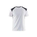BLÅKLÄDER 3379 T - shirt - Hvid/Mørk Grå Herre - Sikkerhedsgiganten