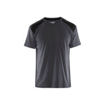 BLÅKLÄDER 3379 T - shirt - Mellemgrå/Sort Herre - Sikkerhedsgiganten