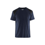 BLÅKLÄDER 3379 T - shirt - Mørk Marineblå/Sort Herre - Sikkerhedsgiganten