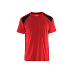 BLÅKLÄDER 3379 T - shirt - Rød/Sort Herre - Sikkerhedsgiganten