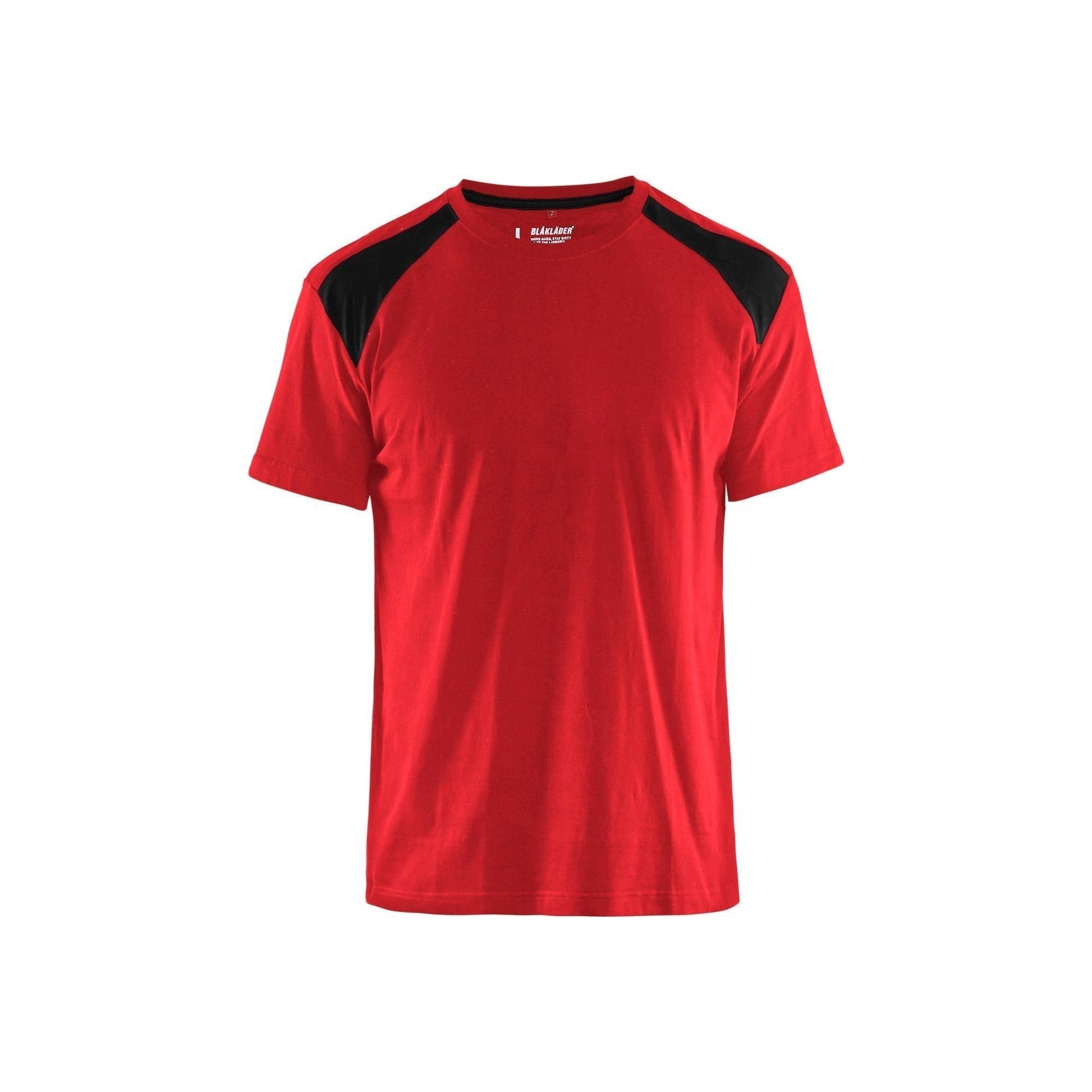 BLÅKLÄDER 3379 T - shirt - Rød/Sort Herre - Sikkerhedsgiganten